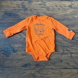 Carhartt Baby Long Sleeve Onesie 24 months